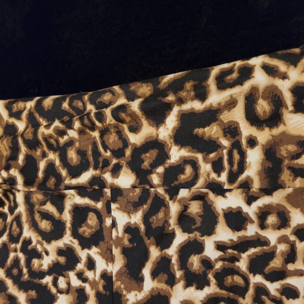 Leopard Print Flare Leg Pants From Dolls Kill - Picture 2 of 2